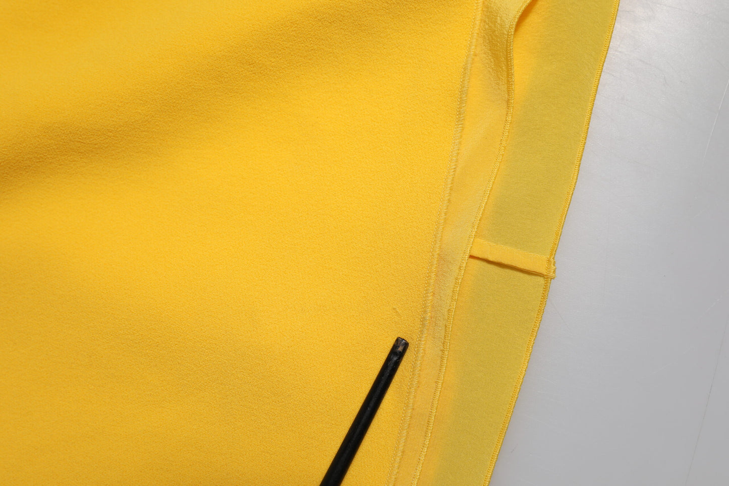 Dolce &amp; Gabbana Yellow One Shoulder Side Slit Sheath Dress