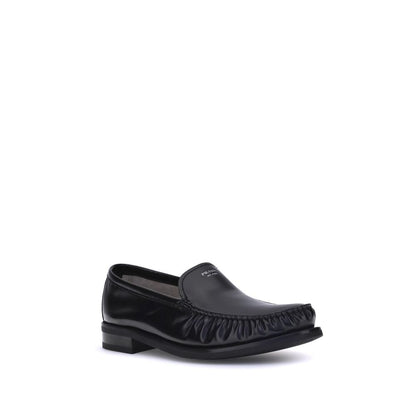 Mocassins Prada en cuir brossé
