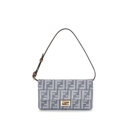 Pochette en jean Fendi FF