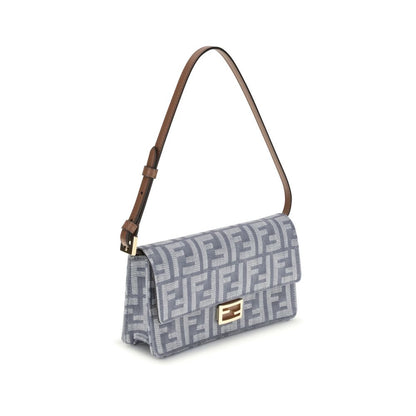 Pochette en jean Fendi FF