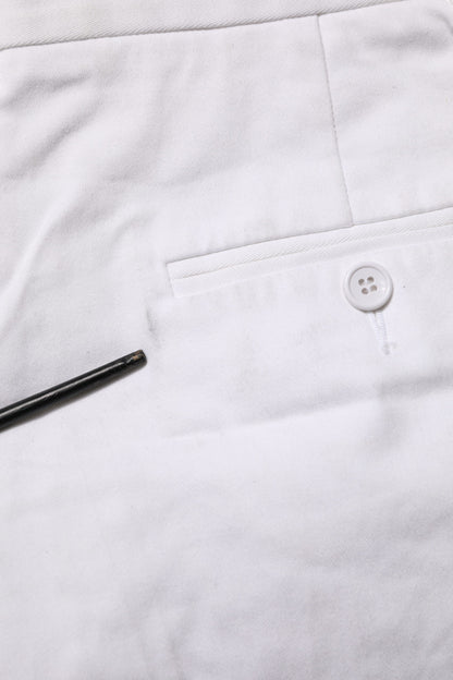 Bermuda taille moyenne en coton blanc Dolce &amp; Gabbana pour femme