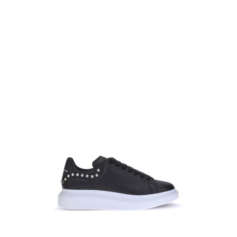 Alexander McQueen Stud Leather Sneakers - Black UK9