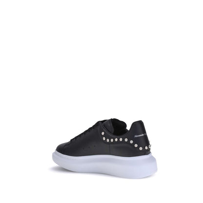 Alexander McQueen Stud Leather Sneakers - Black UK9