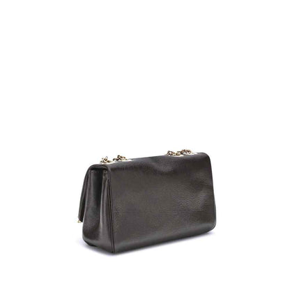 Chloé Heritage Shoulder Bag Soft Grained Leather Logo