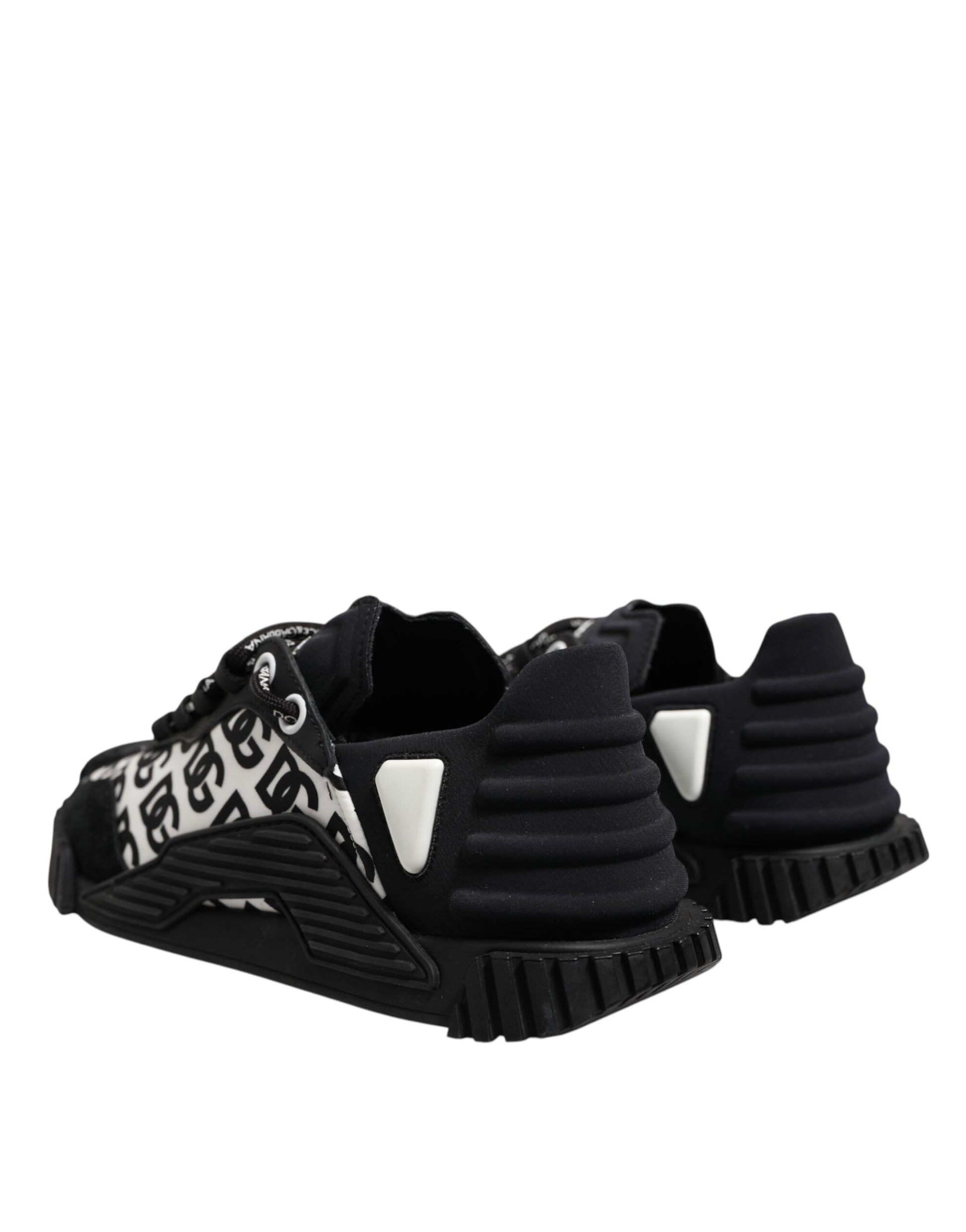 Dolce & Gabbana Black Logo Lace Up Low Top NS1 Sneakers Shoes by Dolce & Gabbana