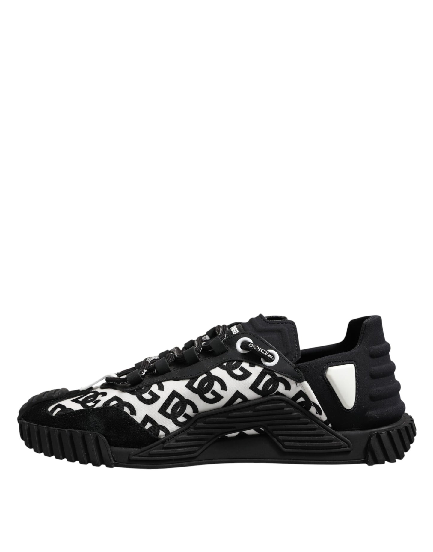 Dolce & Gabbana Black Logo Lace Up Low Top NS1 Sneakers Shoes by Dolce & Gabbana