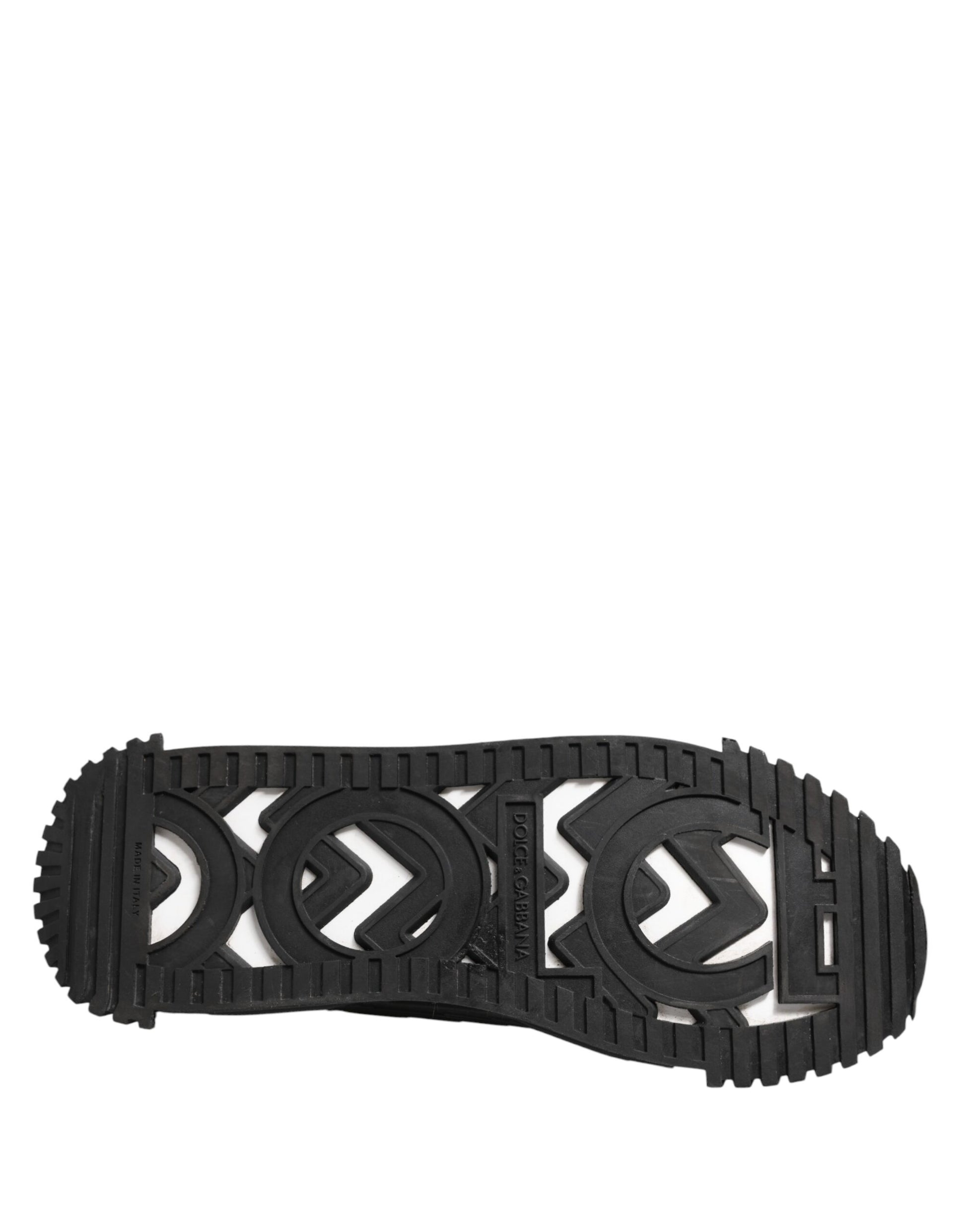 Dolce & Gabbana Black Logo Lace Up Low Top NS1 Sneakers Shoes by Dolce & Gabbana