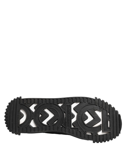 Dolce & Gabbana Black Logo Lace Up Low Top NS1 Sneakers Shoes by Dolce & Gabbana