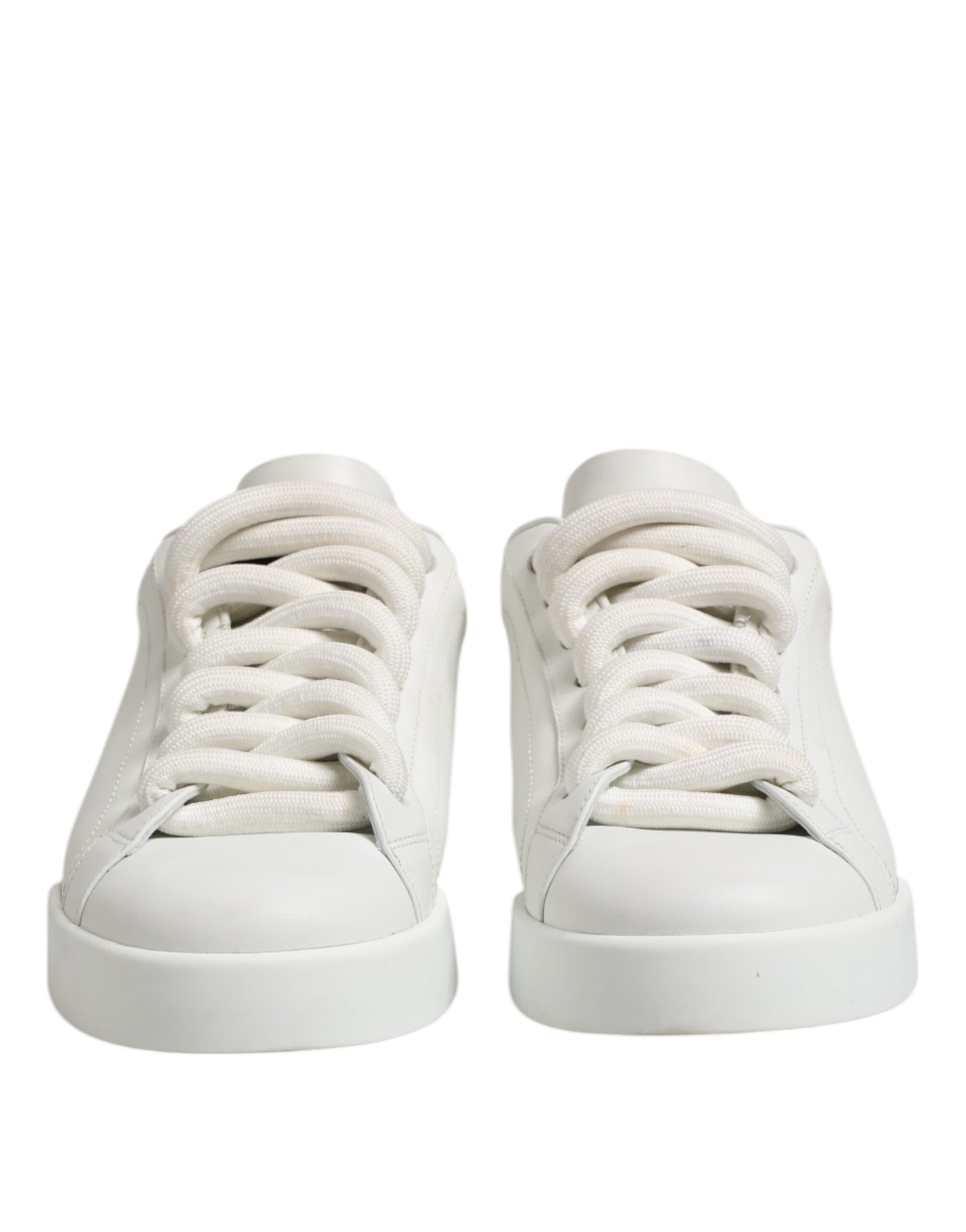 Dolce & Gabbana White Logo Lace Up Low Top Men Sneakers Shoes by Dolce & Gabbana