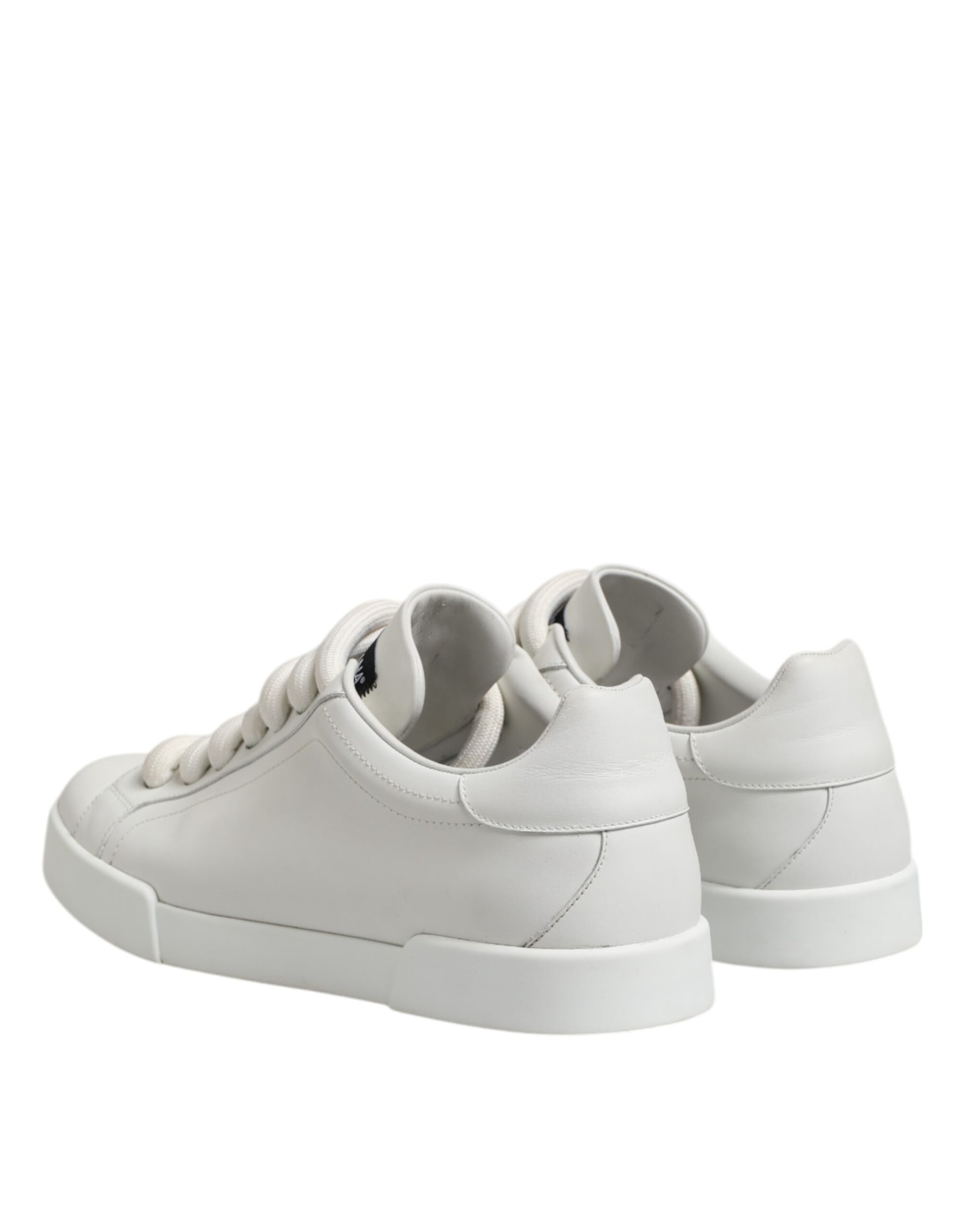 Dolce & Gabbana White Logo Lace Up Low Top Men Sneakers Shoes by Dolce & Gabbana