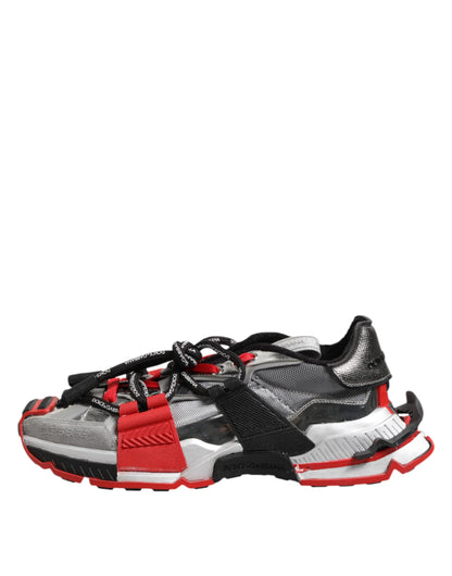 Dolce & Gabbana Multicolor Space Low Top Men Sneakers Shoes by Dolce & Gabbana
