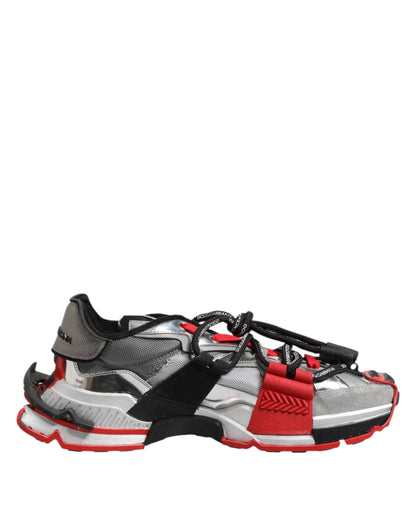 Dolce & Gabbana Multicolor Space Low Top Men Sneakers Shoes by Dolce & Gabbana