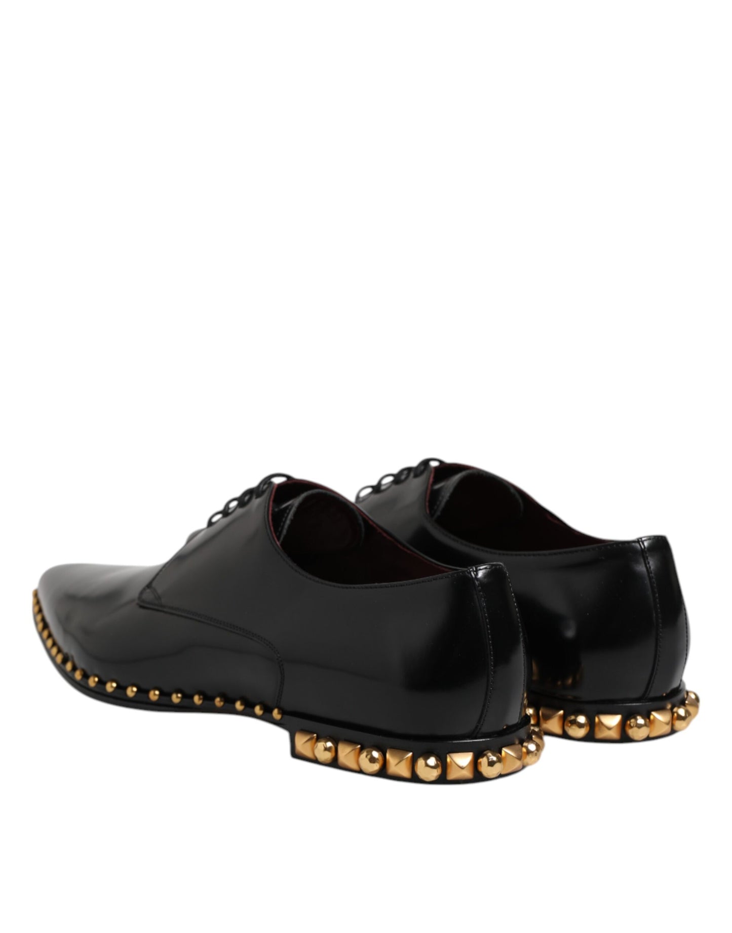 Chaussures habillées pour hommes Dolce &amp; Gabbana en cuir noir clouté