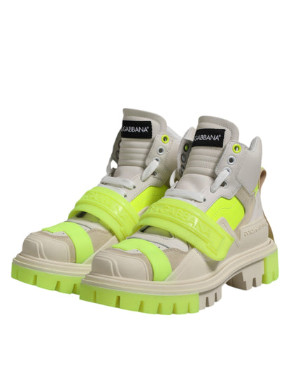 Dolce & Gabbana Multicolor Trekking Boots Sneakers Shoes by Dolce & Gabbana