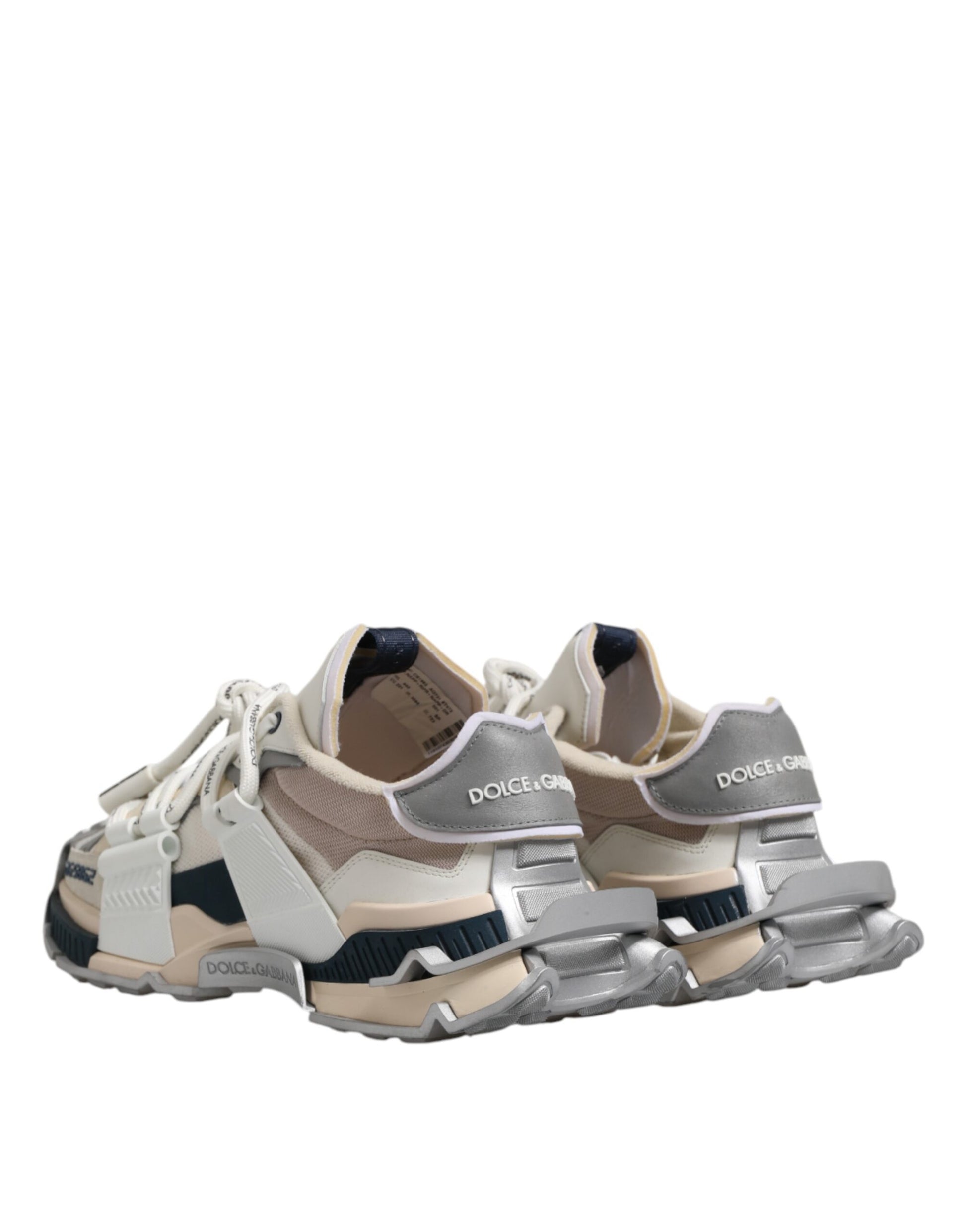 Dolce & Gabbana Multicolor Space Low Top Men Sneakers Shoes by Dolce & Gabbana