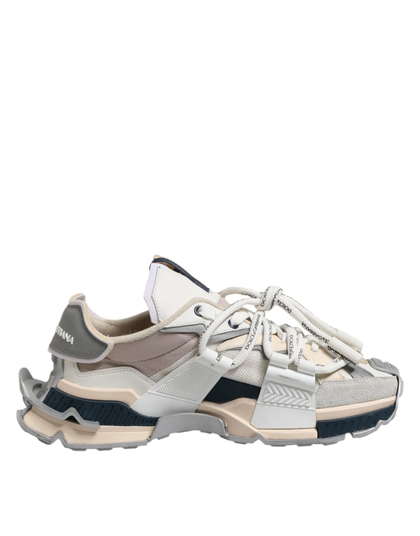Dolce & Gabbana Multicolor Space Low Top Men Sneakers Shoes by Dolce & Gabbana