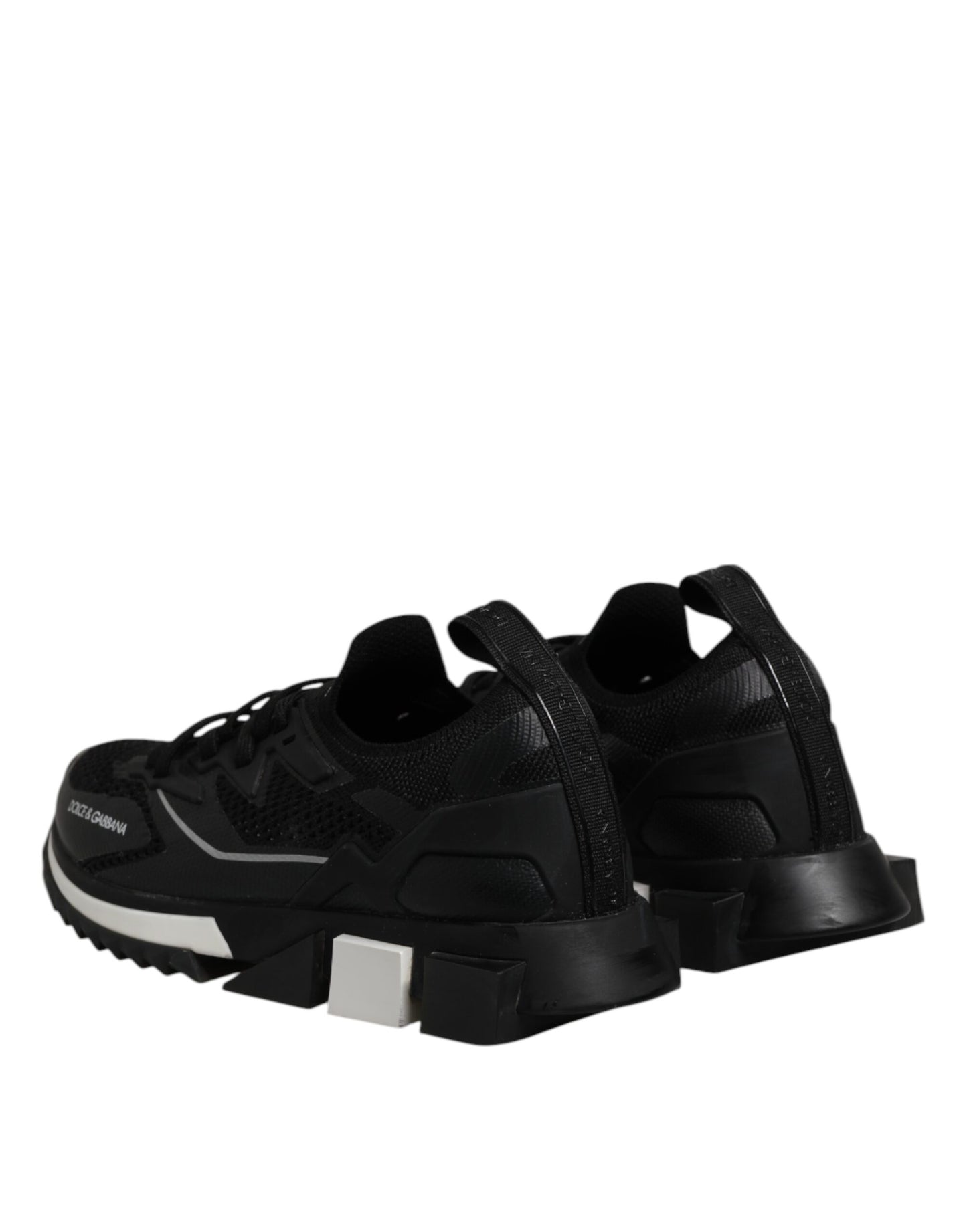Dolce & Gabbana Black SORRENTO Sport Stretch Sneakers Shoes by Dolce & Gabbana