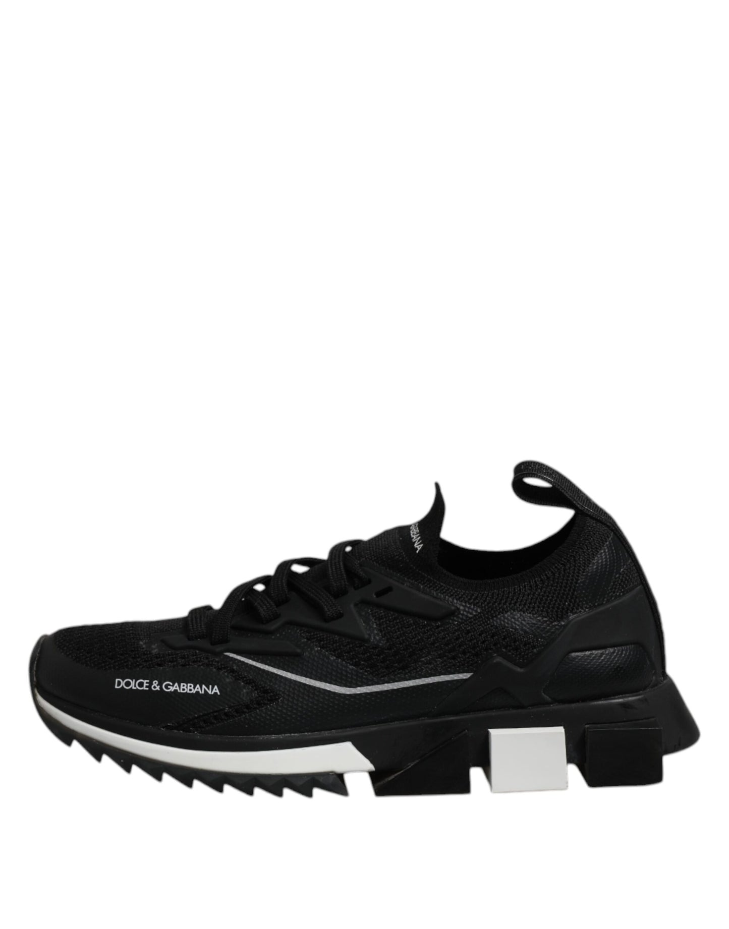 Dolce & Gabbana Black SORRENTO Sport Stretch Sneakers Shoes by Dolce & Gabbana