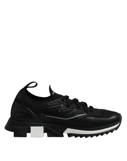 Dolce & Gabbana Black SORRENTO Sport Stretch Sneakers Shoes by Dolce & Gabbana