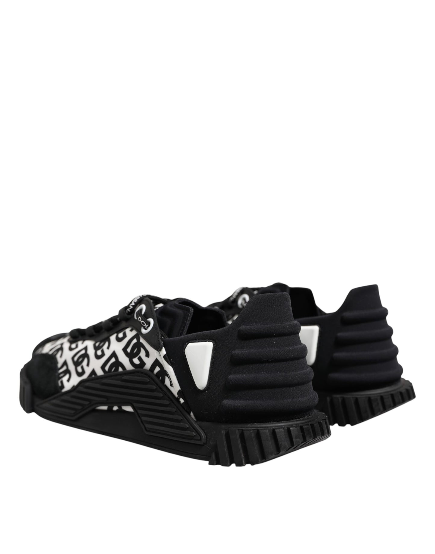 Dolce & Gabbana Black Logo Lace Up Low Top NS1 Sneakers Shoes by Dolce & Gabbana