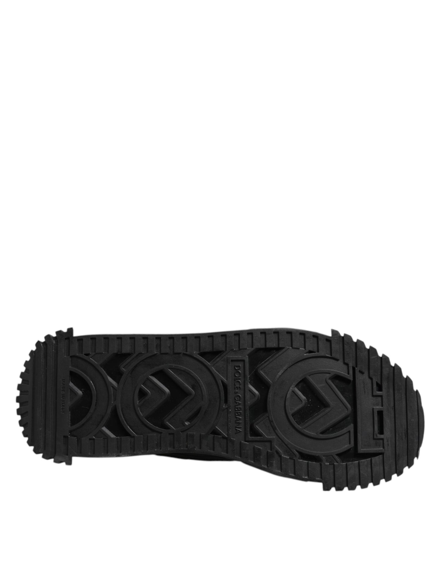 Dolce & Gabbana Black Logo Lace Up Low Top NS1 Sneakers Shoes by Dolce & Gabbana