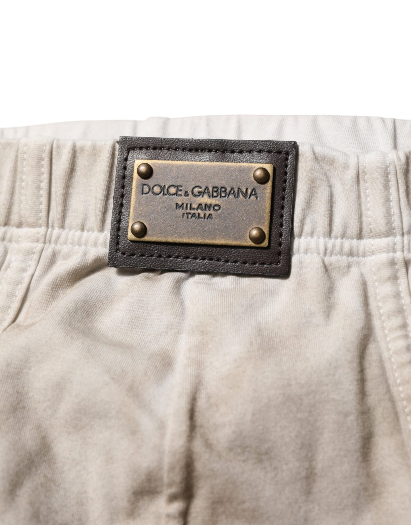 Dolce &amp; Gabbana Gray Cotton Stretch Regular Men Brief Underwear