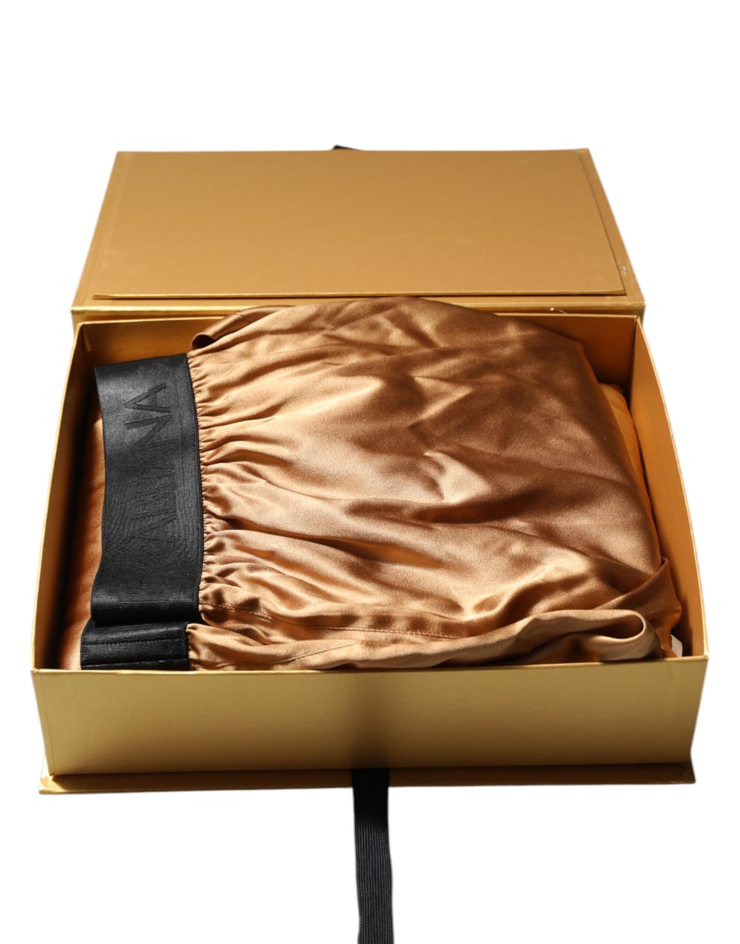 Ensemble de sous-vêtements Dolce &amp; Gabbana beige pour homme avec boxer et masque pour les yeux