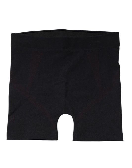 Boxer en nylon extensible noir Dolce &amp; Gabbana