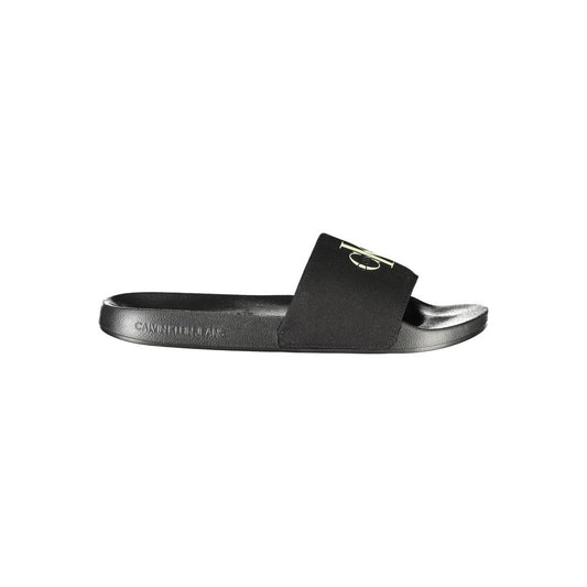 Sandale noire en coton recyclé pour homme Calvin Klein