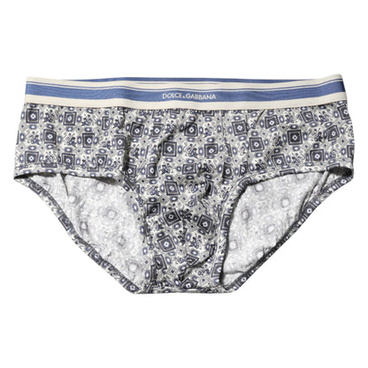 Sous-vêtement régulier à motifs multicolores Dolce &amp; Gabbana