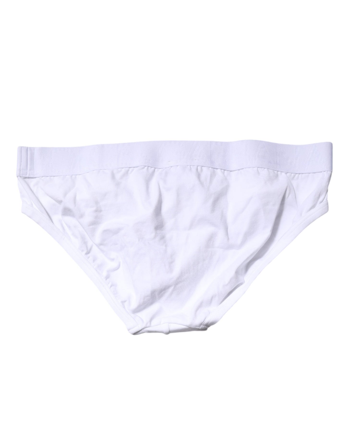 Dolce &amp; Gabbana White Cotton Stretch Regular Brief Underwear