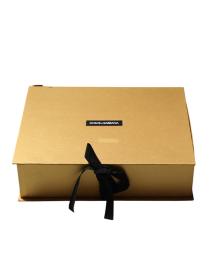 Boxer en soie noire Dolce &amp; Gabbana pour homme