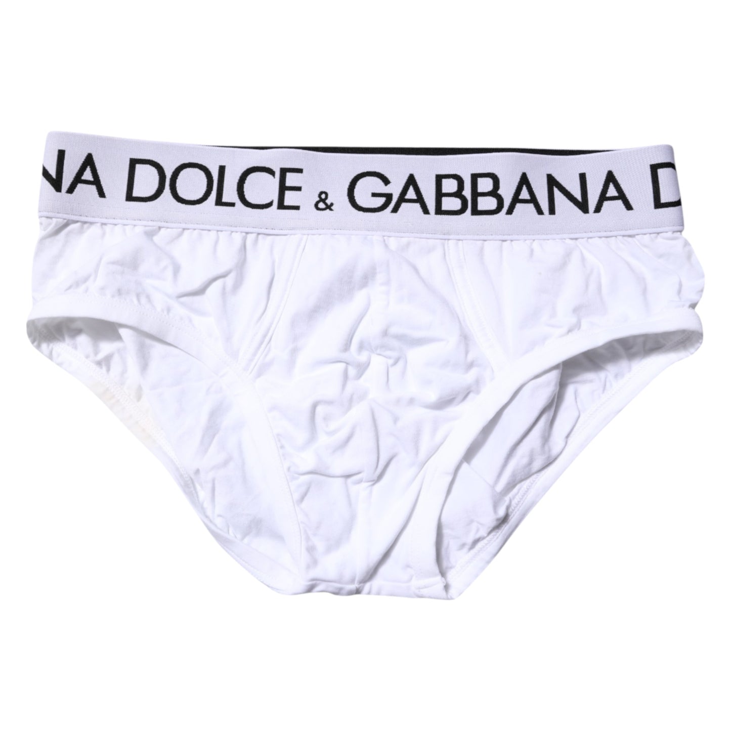 Sous-vêtement classique en coton stretch blanc Dolce &amp; Gabbana