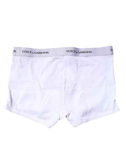 Boxer classique Dolce &amp; Gabbana à logo blanc