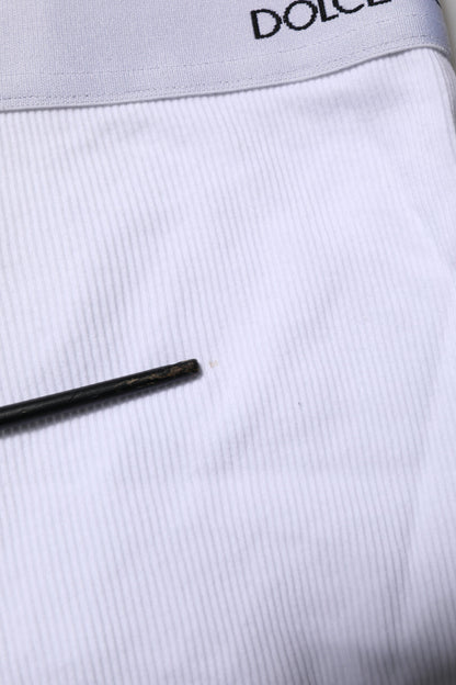 Boxer classique Dolce &amp; Gabbana à logo blanc
