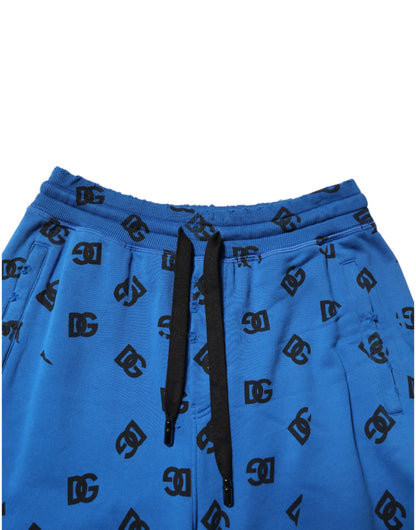Pantalon de jogging Dolce &amp; Gabbana à imprimé logo bleu pour homme