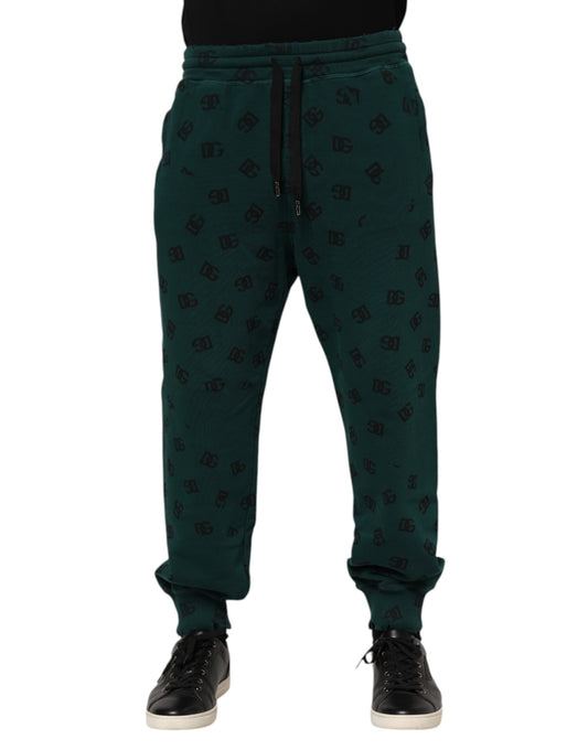 Pantalon de jogging Dolce &amp; Gabbana à logo vert pour homme