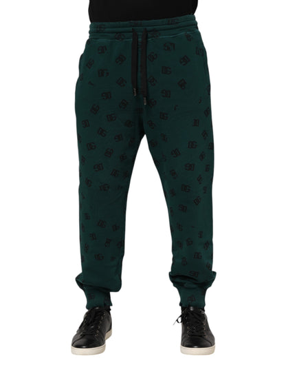 Pantalon de jogging Dolce &amp; Gabbana à logo vert pour homme