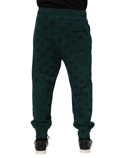 Pantalon de jogging Dolce &amp; Gabbana à logo vert pour homme