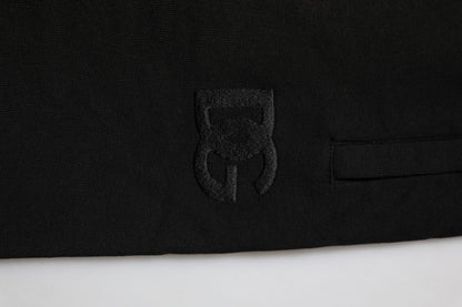 Pantalon de jogging Dolce &amp; Gabbana en coton noir avec bande logo pour homme