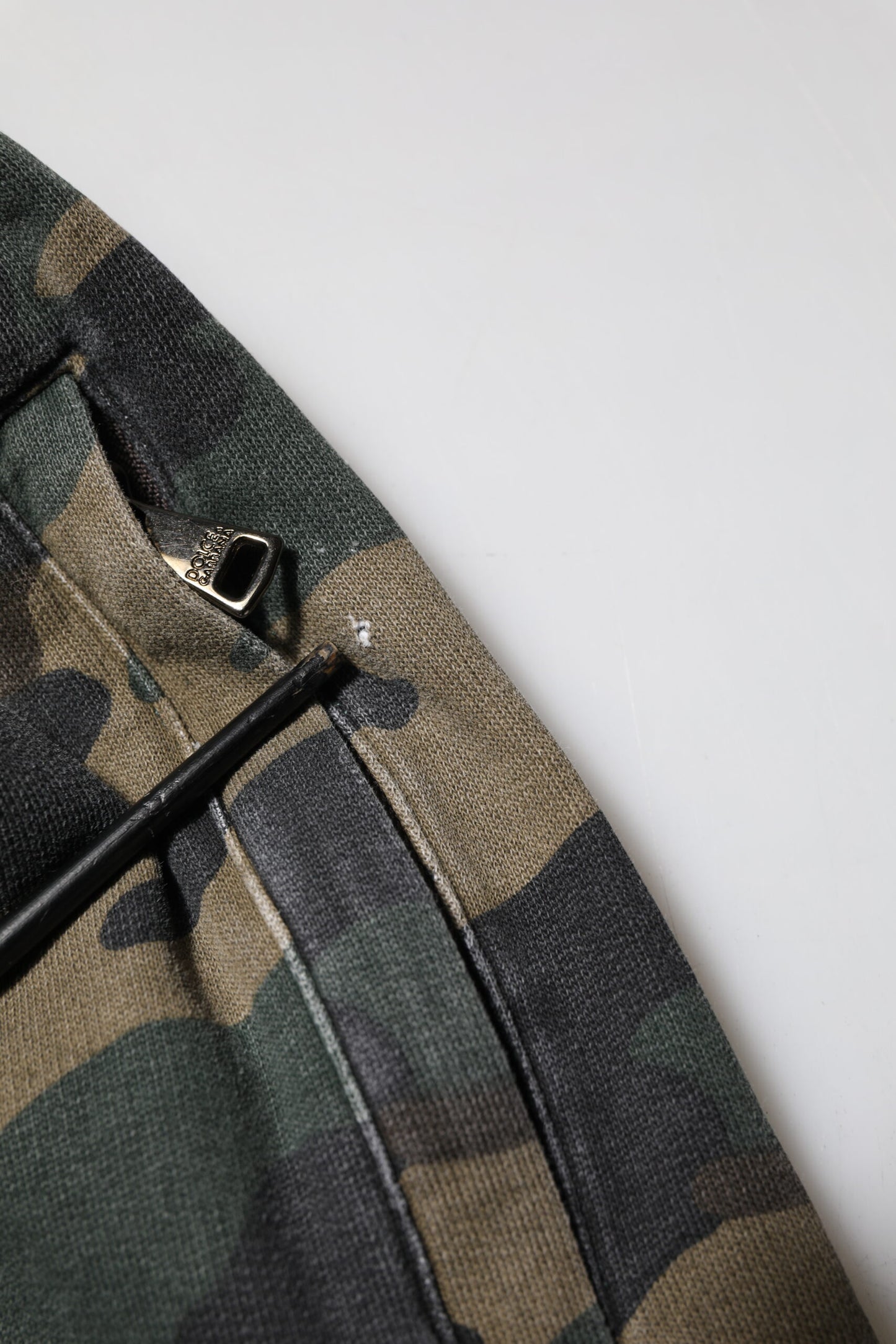Pantalon de jogging camouflage marron en coton pour homme Dolce &amp; Gabbana