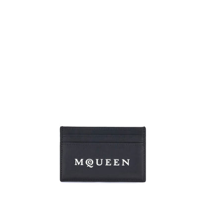 Porte-cartes avec logo Alexander McQueen