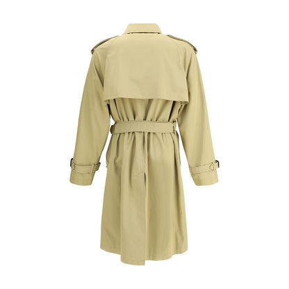 Trench-coat Burberry en gabardine de coton de taille moyenne