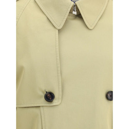 Trench-coat Burberry en gabardine de coton de taille moyenne