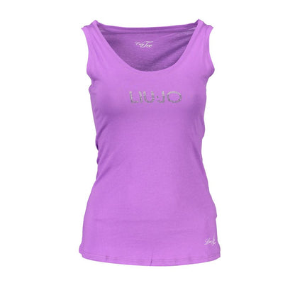 Liu Jo Purple Cotton Tops & T-Shirt