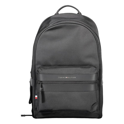 Tommy Hilfiger Black Polyester Backpack
