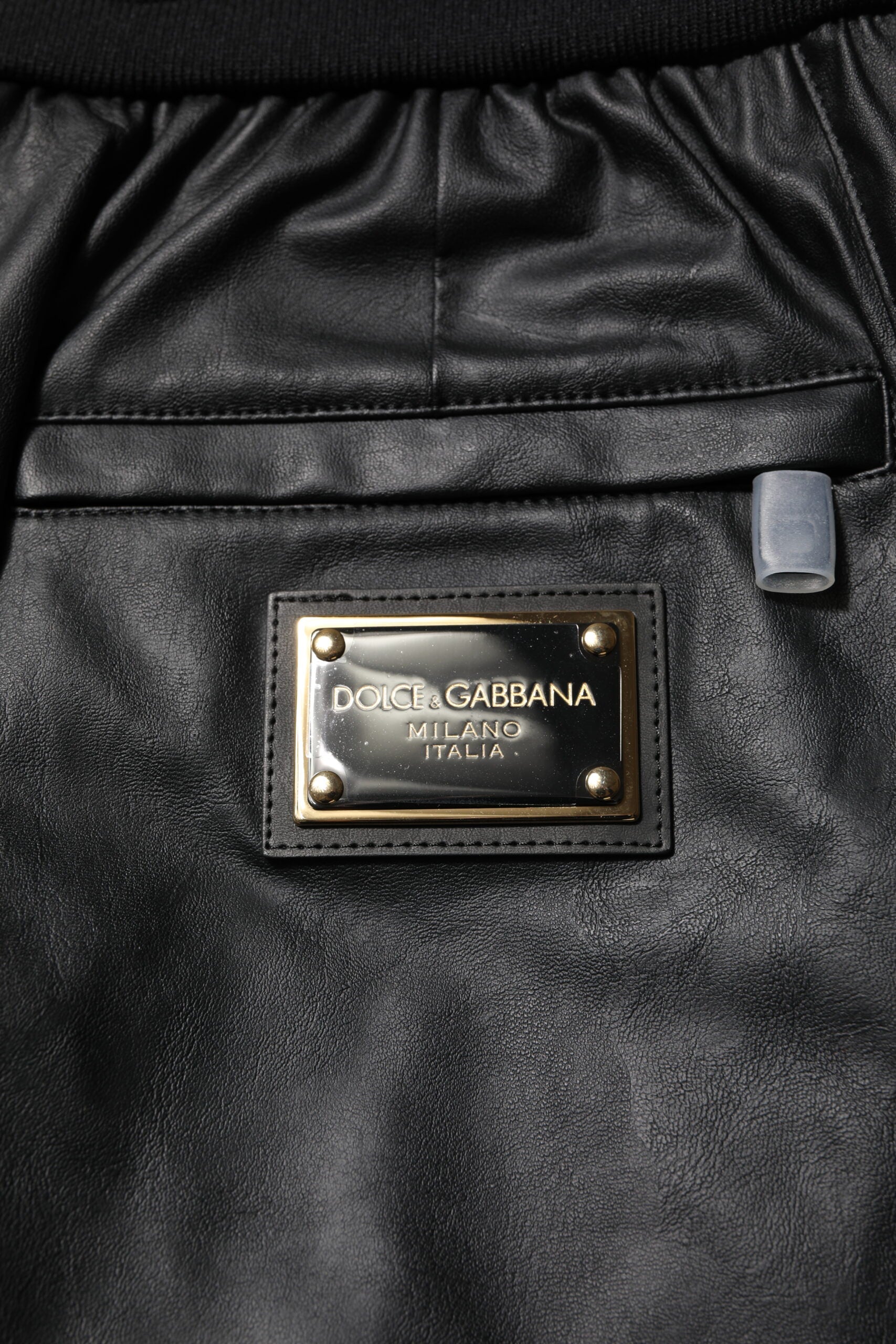 Dolce & Gabbana Black Cotton Cargo Men Jogger Pants by Dolce & Gabbana
