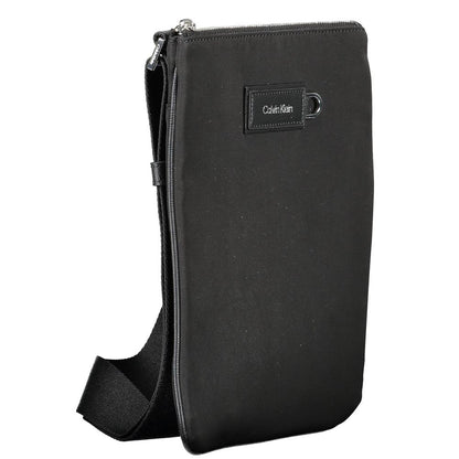 Sac à bandoulière en polyester noir Calvin Klein
