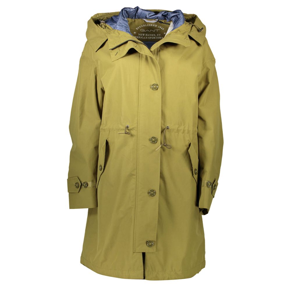 Gant Green Cotton Jackets &amp; Coat