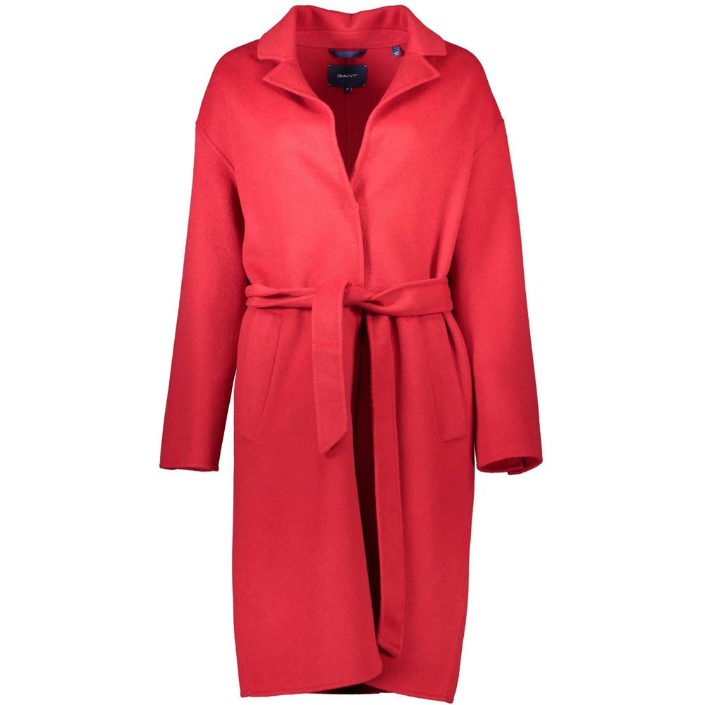 Gant Red Wool Jackets &amp; Coat